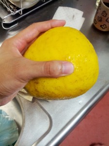 ソフトボールくらいかな。