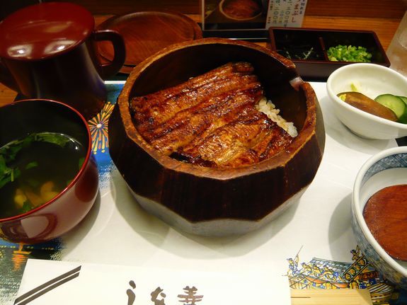 p1030217 うな善の柔らかひつまぶし(上)