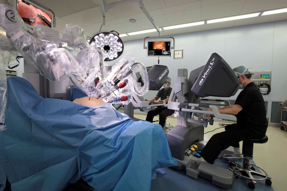 ダビンチでの手術風景