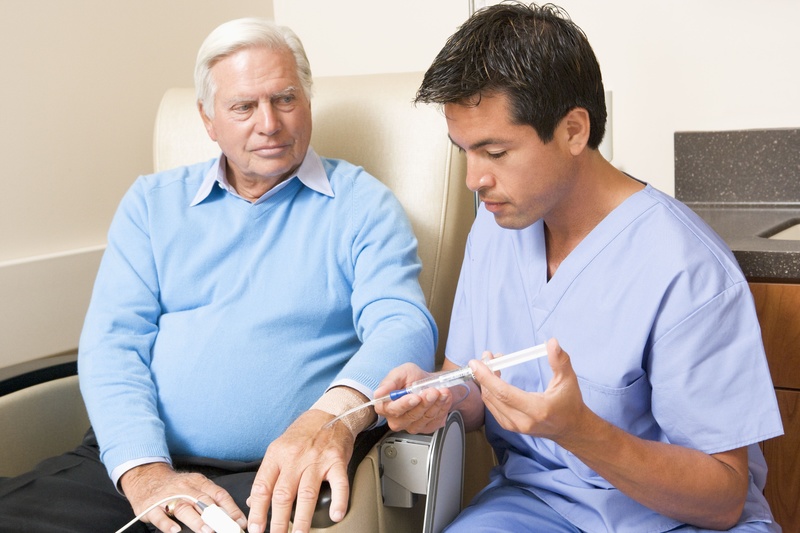 抗がん剤を投与される患者さん