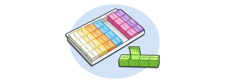 ウィークリーのピルケース