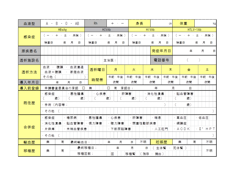 登録手続き