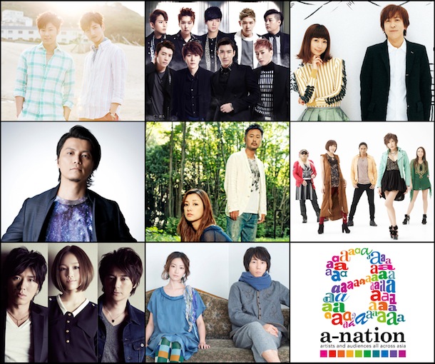 a-nation2013 8月31日 東方神起、SUPER JUNIOR、Every Little Thing、KREVA、Do As Infinity、TRF、girl next door、moumoon