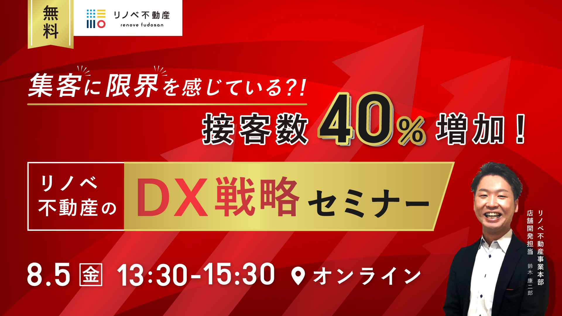 ウェビナー開催】接客数40％増加！リノベ不動産のDX戦略とは 