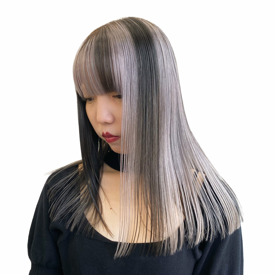 シルバーセクションカラー | オルディーブブランド ヘアカラーデジタル