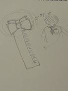クリップ付きコンパクトコーム