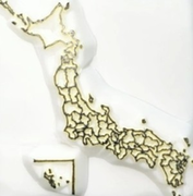 日本地図スタンプ