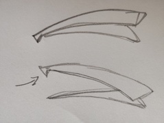 先端に折り返しの付いた嘴クリップ