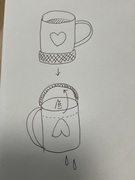 水が切れる清潔コップ