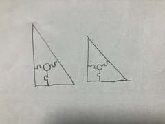 バラける三角定規