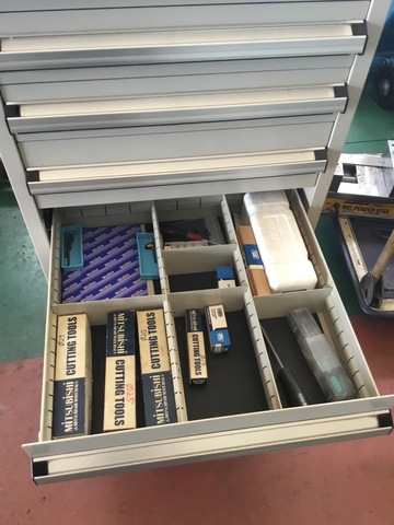 キャビネット OS(大阪製罐) 590×580×1100 7段_画像3