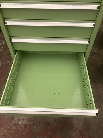 キャビネット サカエ 10段 工具棚_画像1