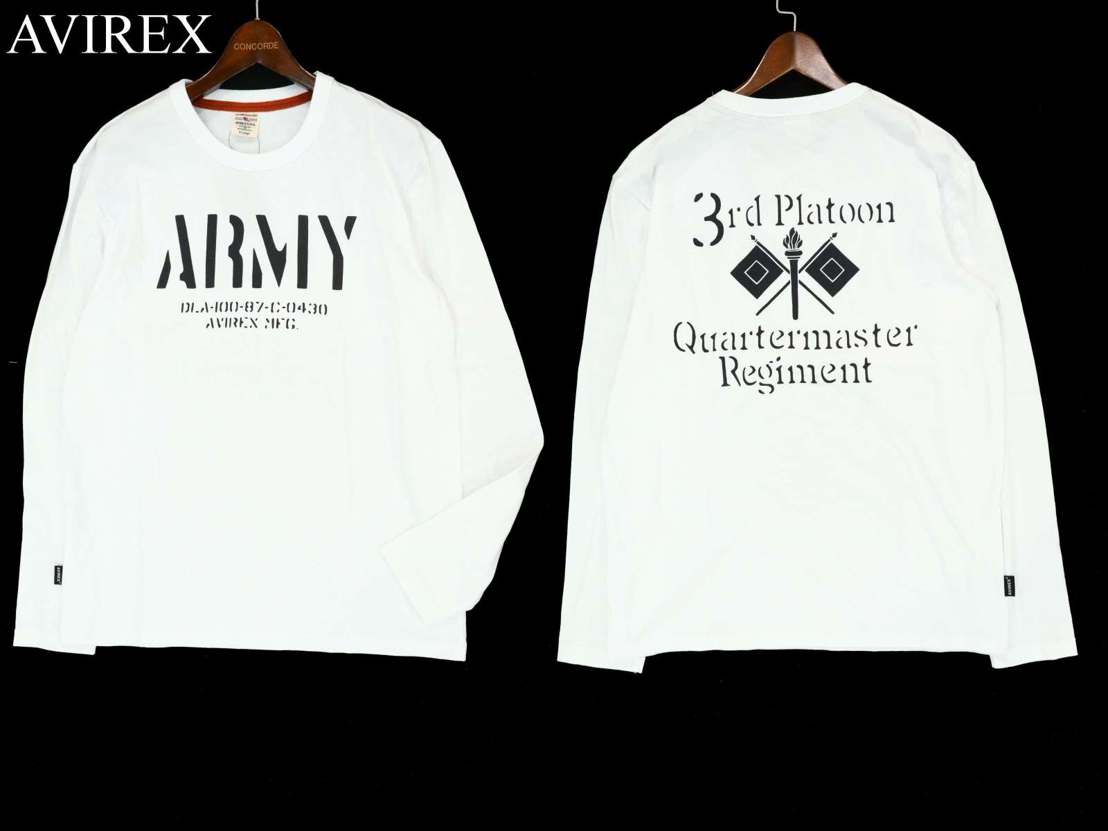 new goods unused ] AVIREX Avirex through year ARMY* military long