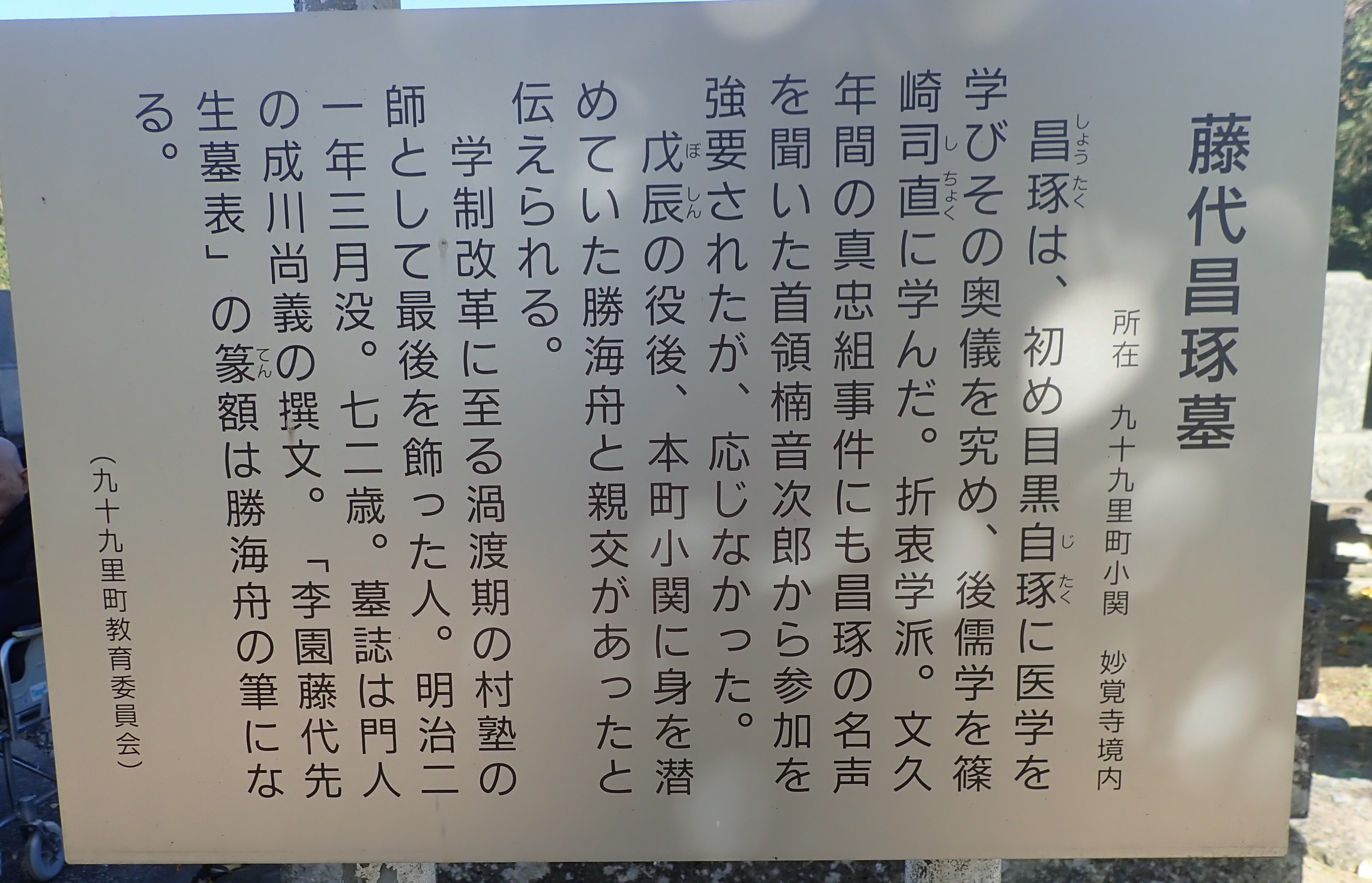 ocr-generated 藤代昌琢墓 - Monumento(モニュメント)