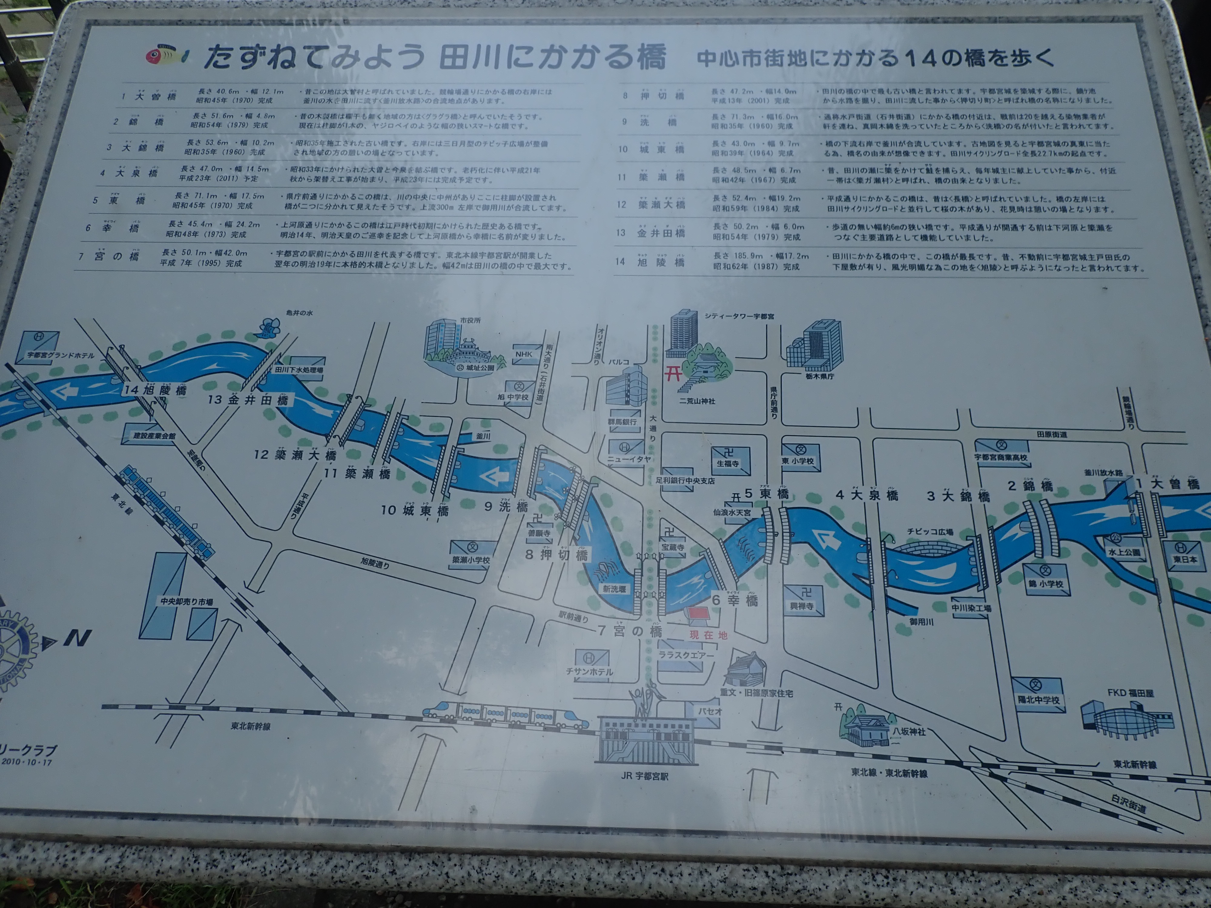 たずねてみよう 田川にかかる橋 中 - Monumento(モニュメント)