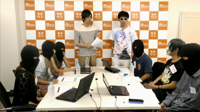 【モテワン公式生放送9月2週目】覆面合コンで真の「モテ男」がわかる?!女性側にはなんとうーちーが!
