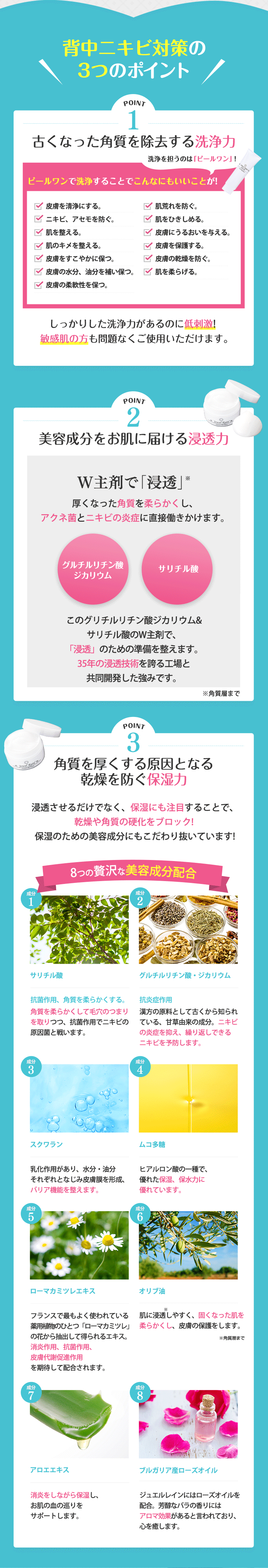 ニキビの後を気にせずやりたいことができて、とても幸せです！