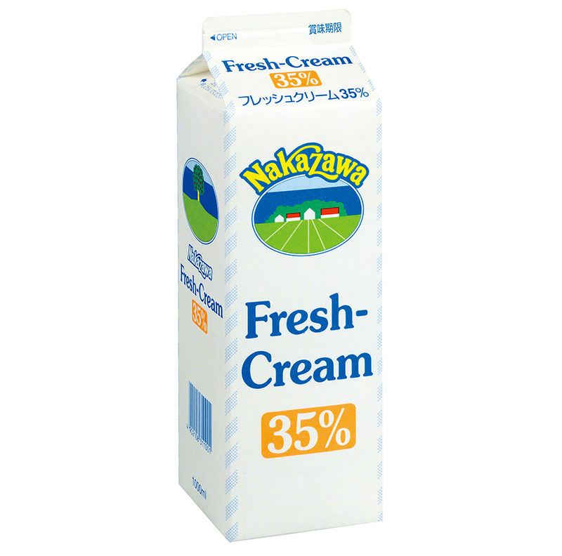 北海道フレッシュクリーム35%（1000ml）|中沢乳業 e-shop