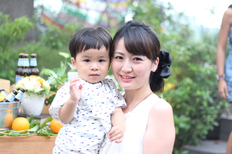 屋外　ヘアメーク