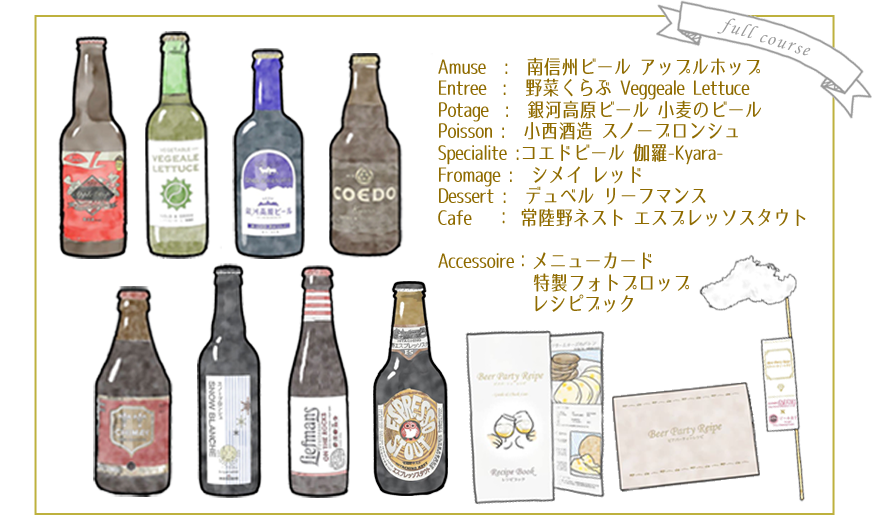 ビアパーティーレシピ