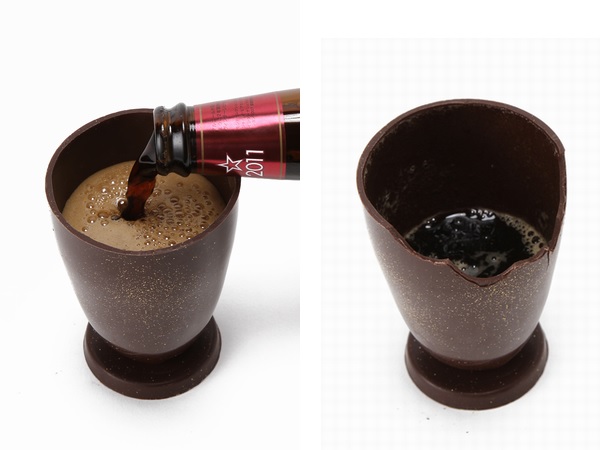 画像：チョコレートグラス