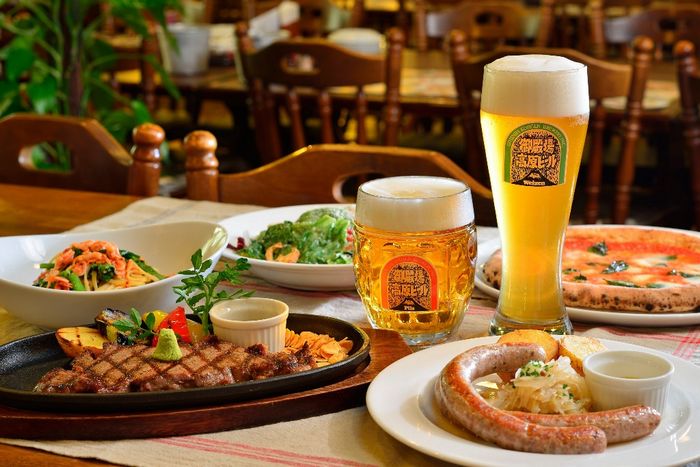 画像：御殿場高原ビールグランテーブルお料理