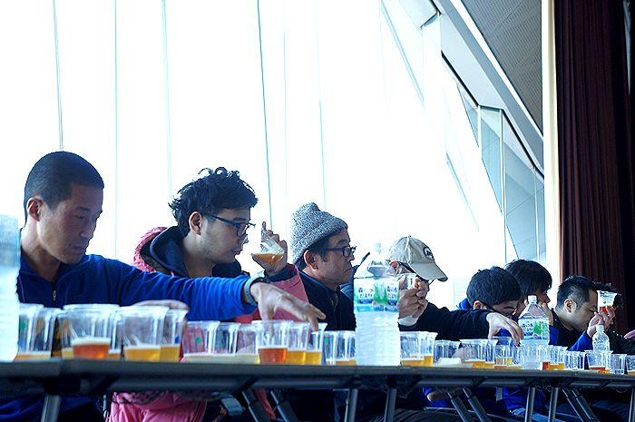 画像：ジャパンブルワーズカップ2015審査風景