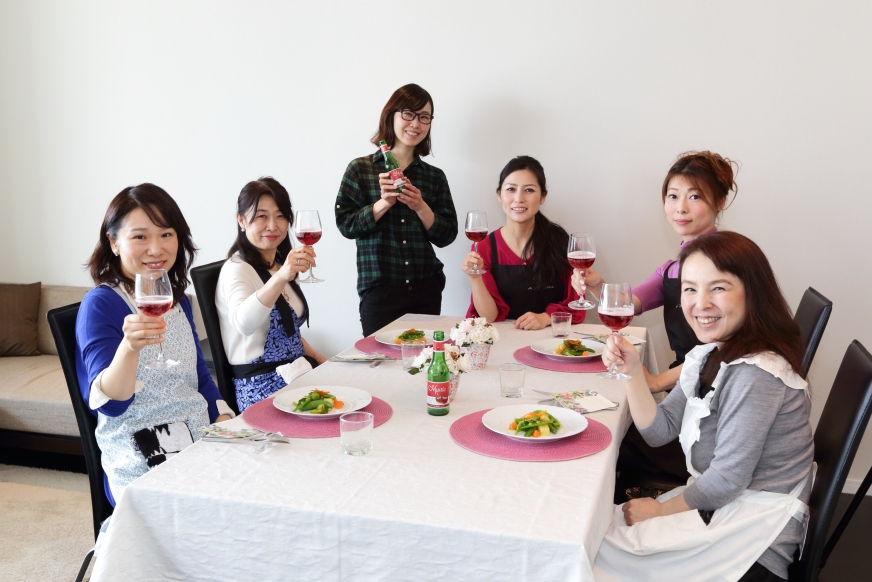 試飲会　ミッドタウン　イタリアン　料理教室　ビール王国　ドルチェ