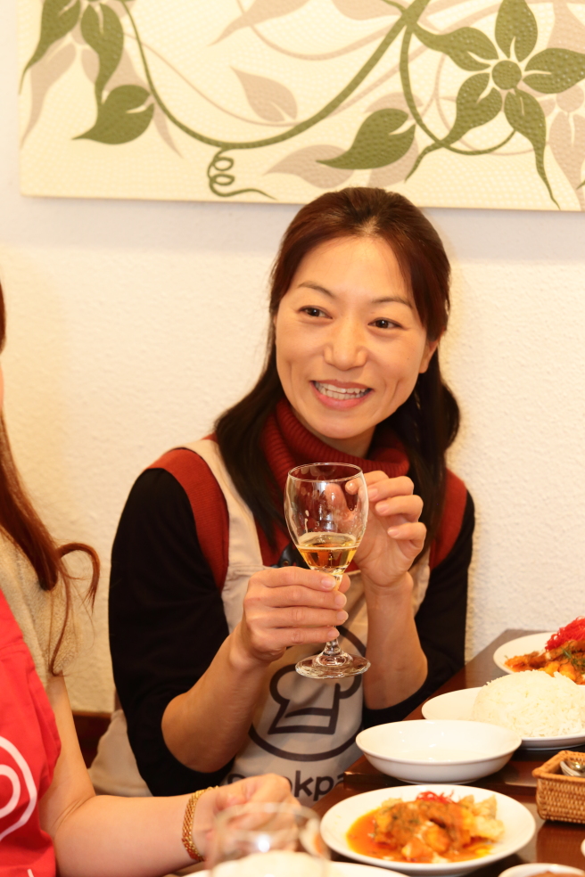 試飲会 自由が丘 タイ 料理教室 ビール王国