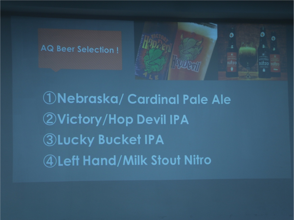 ビアソムリエ協会　アメリカンクラフトビール講座　AQ Bevolution