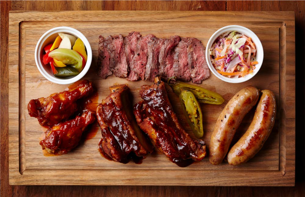 アイビアー・ルサンパーム　夏限定　テキサス BBQ プレート　渋谷ヒカリエ