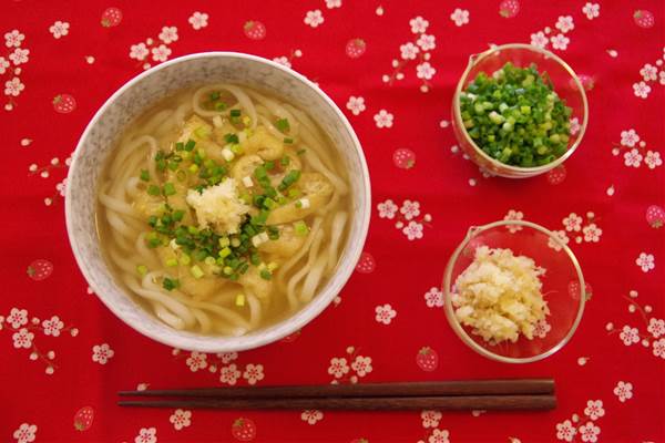 うどん　しょうが