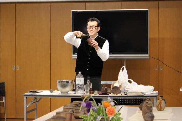 備前焼　ビアマグ