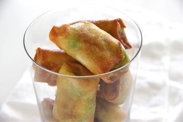 アボカド納豆の春巻き おつまみ IPA