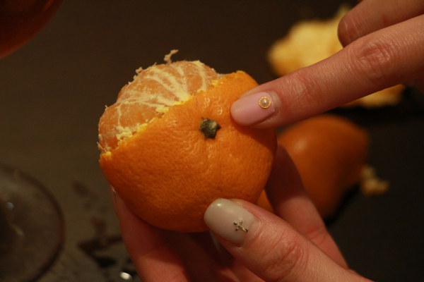 みかんアート　みかん　こたつ　パンツ