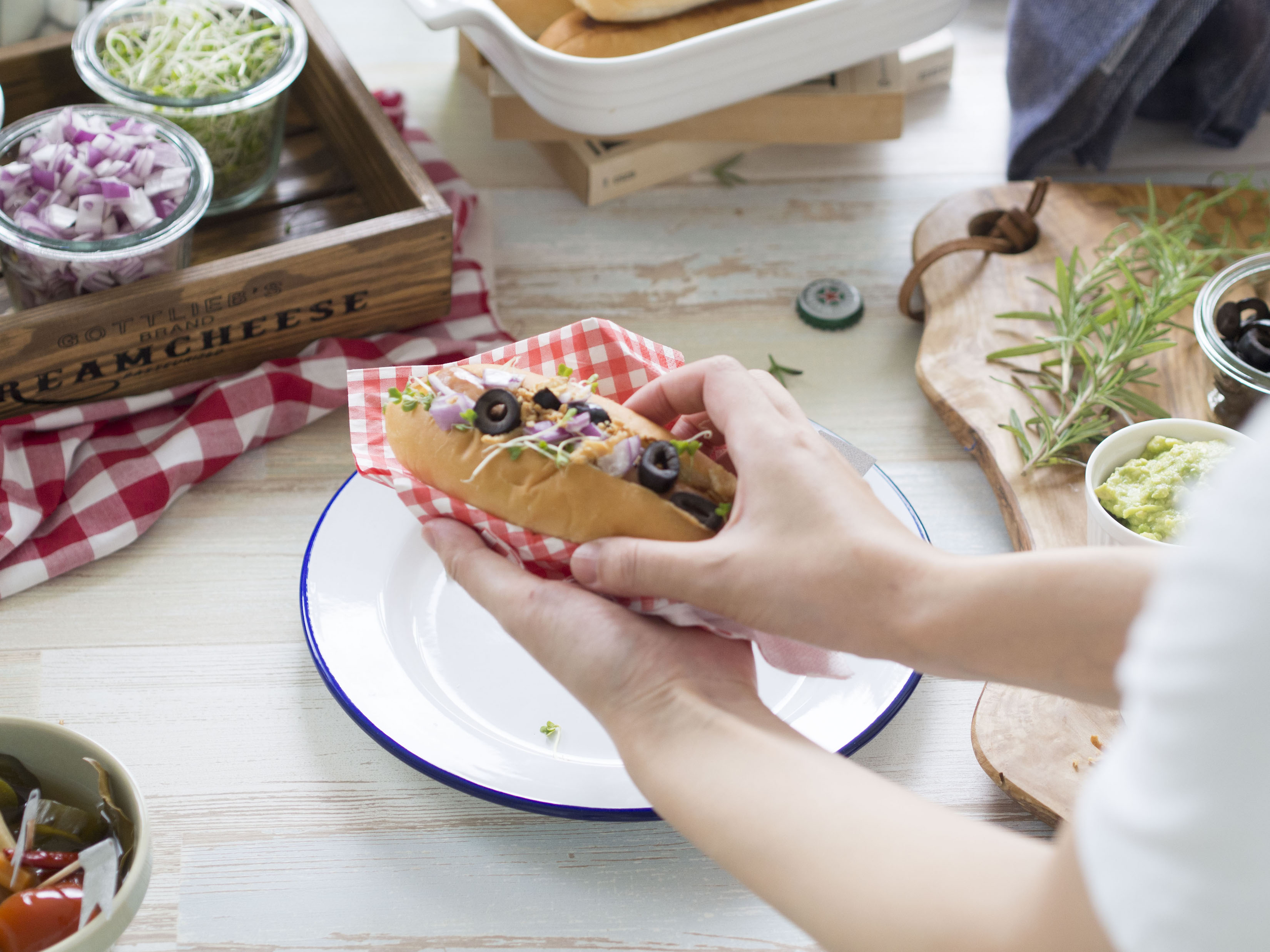 おしゃれでかわいいホットドッグパーティー