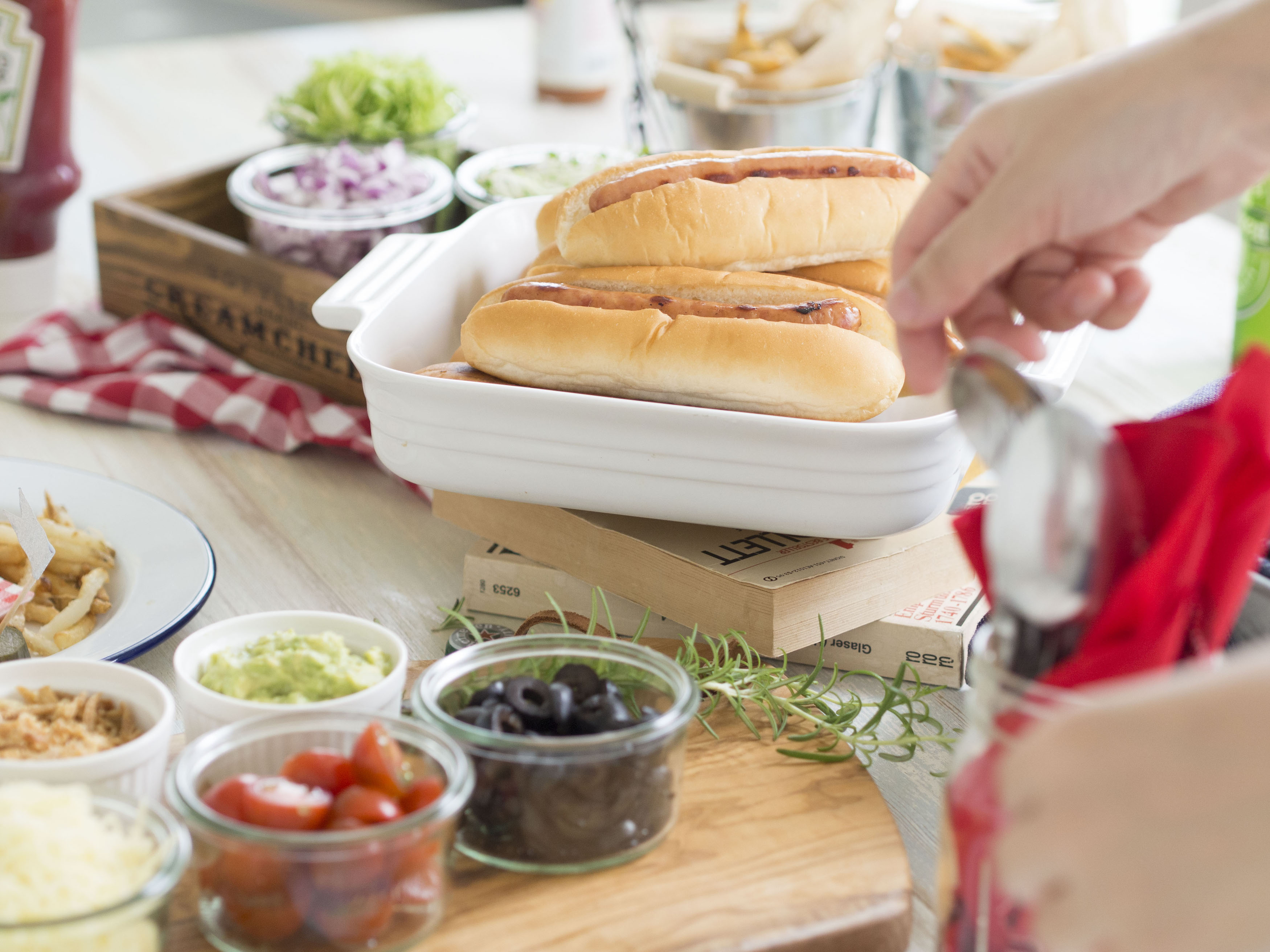 おしゃれでかわいいホットドッグパーティー