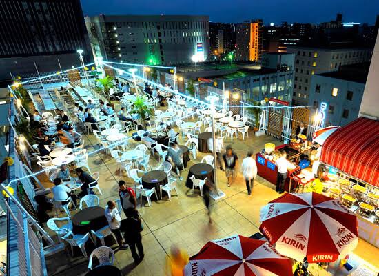 博多　ビアガーデン　ホテビア