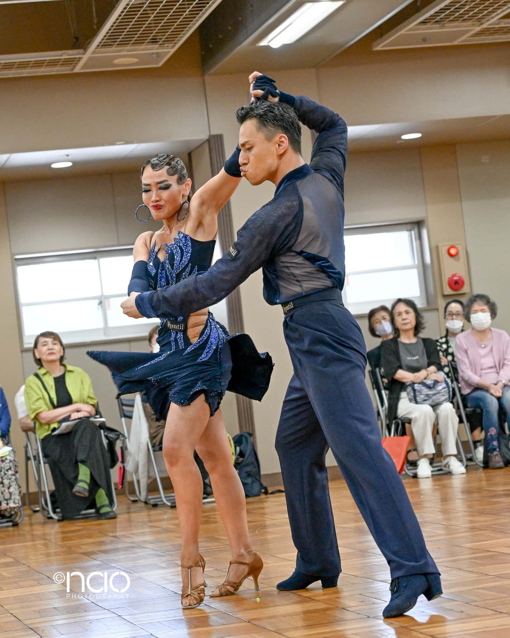 奥野 貴・石井 沙耶組