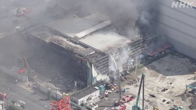 千葉 船橋 工場の解体工事現場で火事 けが人情報なし Nhkニュース ニュートピ Twitterで話題のニュースをお届け