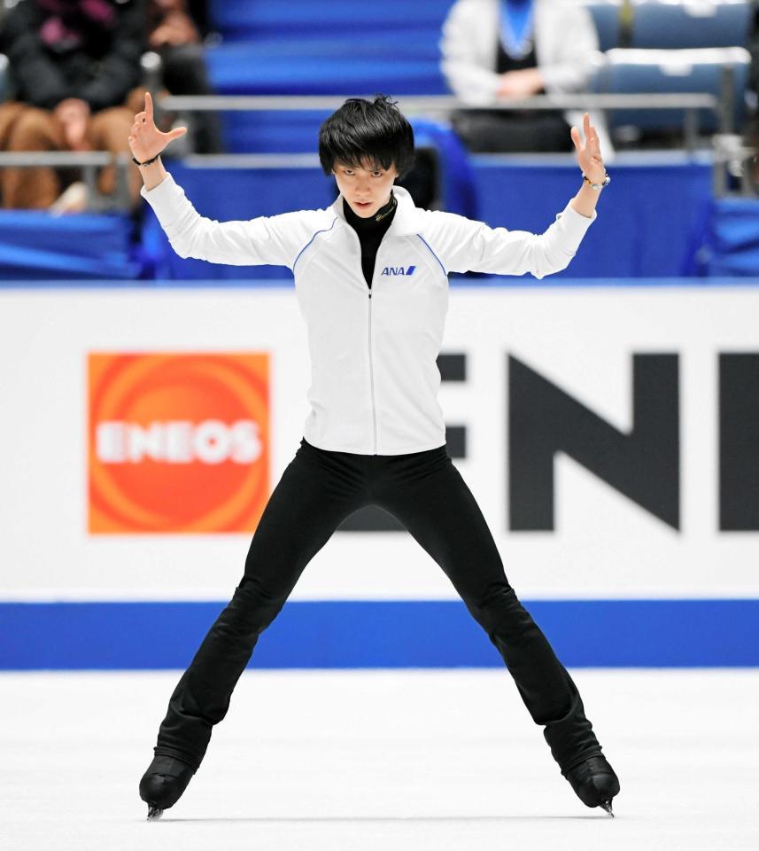 最高の羽生結弦で締める フリーは勝利の方程式でｖ５だ 練習で４本の４回転を着氷 スポーツ デイリースポーツ Online ニュートピ Twitterで話題のニュースをお届け