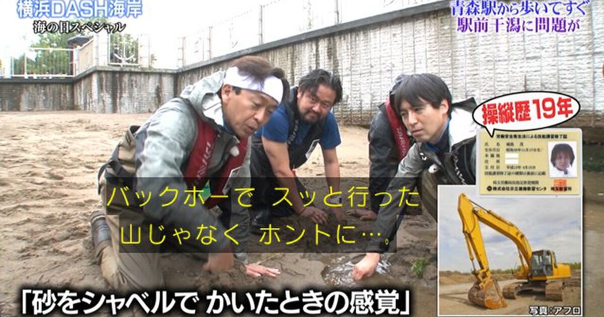 Dash海岸を参考に作ったものの生き物が来ない 青森駅前干潟 をtokioが改善した結果5分でカニが来る 鉄腕dash Togetter ニュートピ Twitterで話題のニュースをお届け