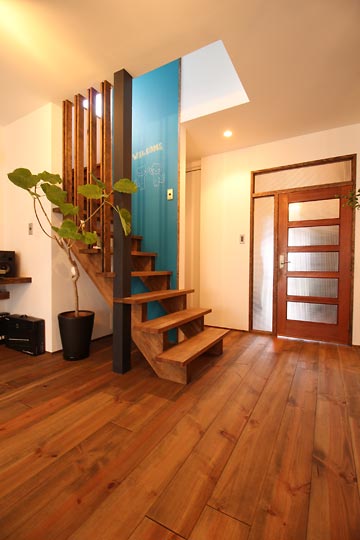 ナチュラルなカフェ風スタイルの一戸建てのリノベーション事例