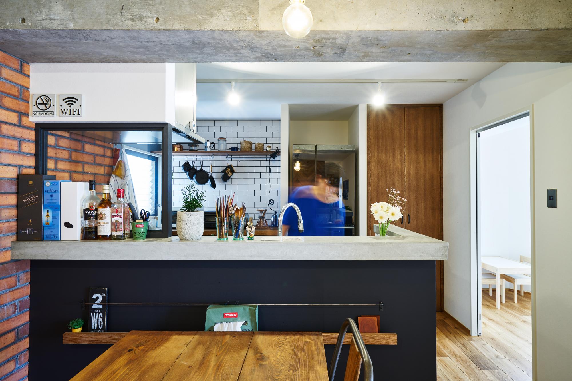 木材×タイルでおしゃれな空間を演出のリノベーション事例