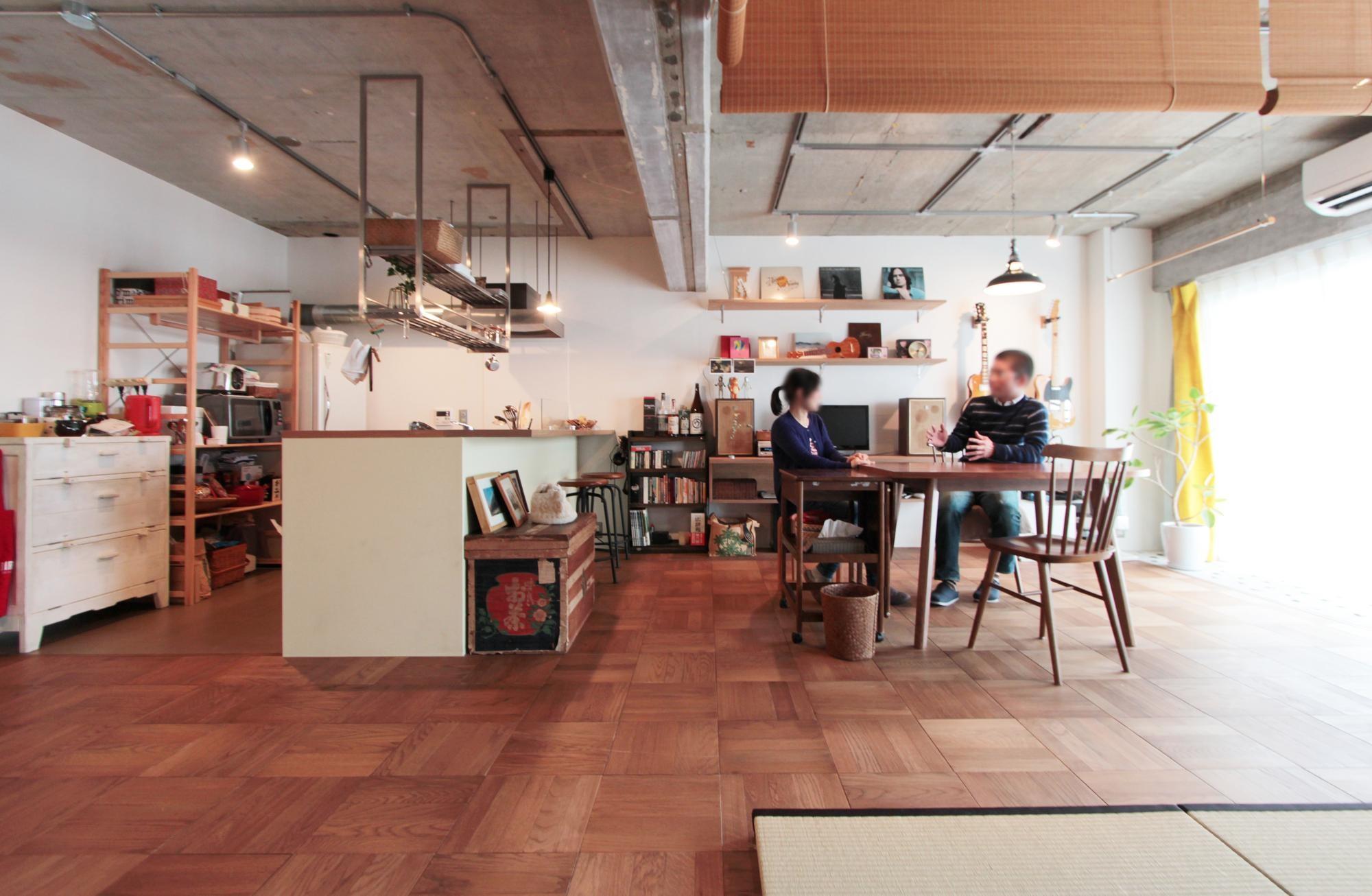 和とモダンのコラボレーションが生み出すあったかモダンのリノベーション事例