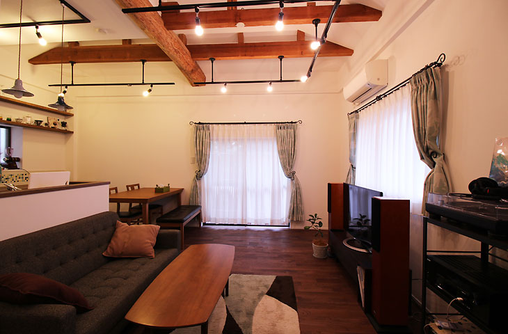 .デザイン性のある暮らしのリノベーション事例