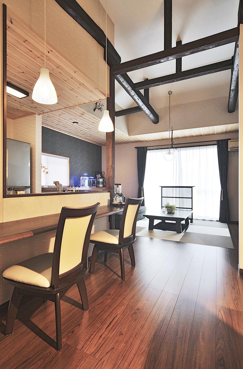 ライフスタイルの変化を楽しむ空間のリノベーション事例