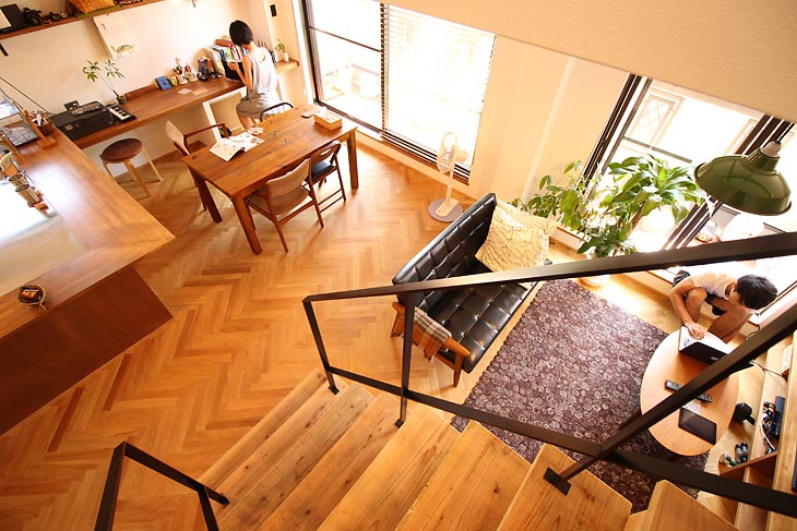 木のぬくもりが広がるリビングダイニングのリノベーション事例