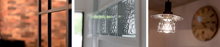 ガラスブロックで玄関と通路を明るくのリノベーション事例