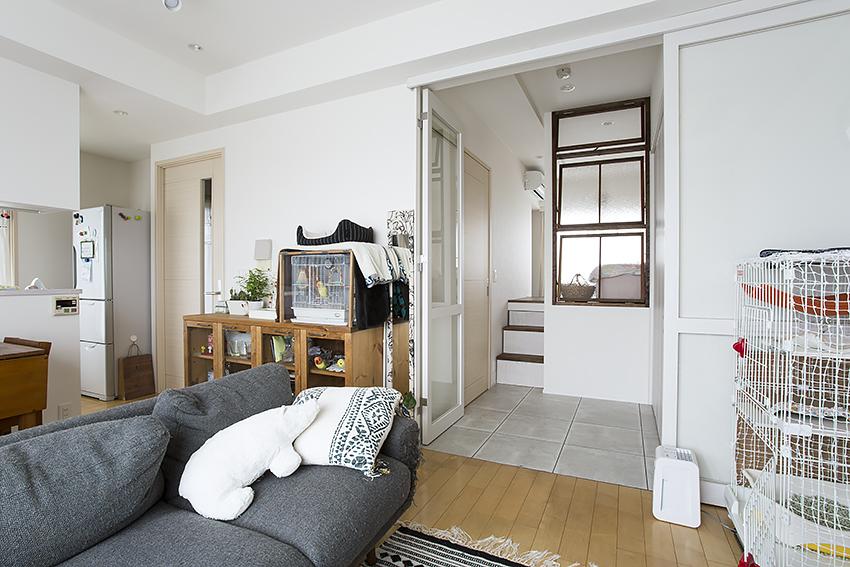 たくさんの収納スポットが計算され尽くした愛猫の隠れ家のリノベーション事例